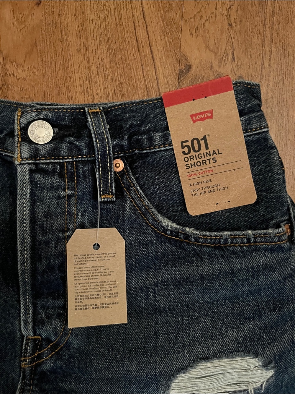 NWT Levi’s 501 Original Denim Shorts - Picture 2 of 11